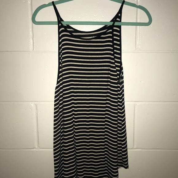 Black and white striped tank top - Picture 1 of 1